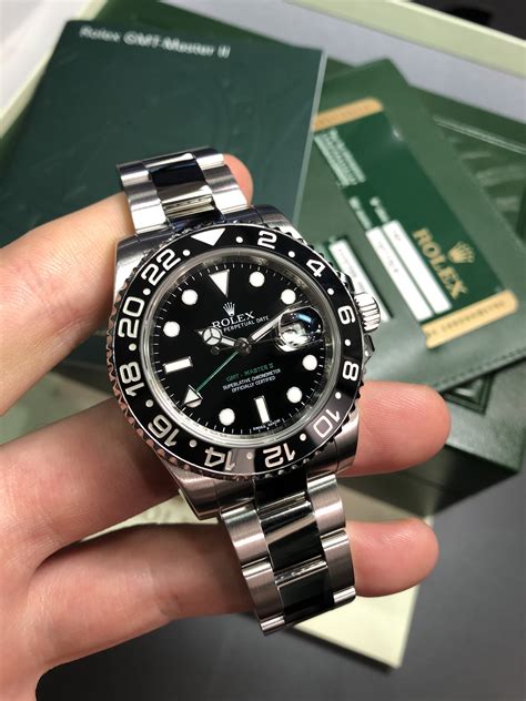 rolex gmt master 2 schwarz